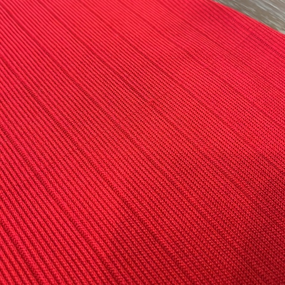 Urban Outfitters red mini dress small. Stretchy, lace. New with Tags, small flaw - Picture 3 of 8